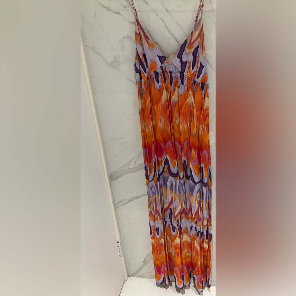 Colourful Maxi Dress -Size Small